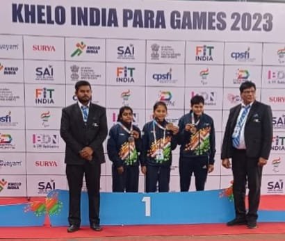Gold For Assam - Anishmita Konwar has won Gold Medal in Long Jump at 1st Khelo India Para Games 2023 at New Delhi