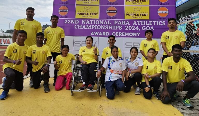 17 Members Assam Para Athletics Team arrived Goa