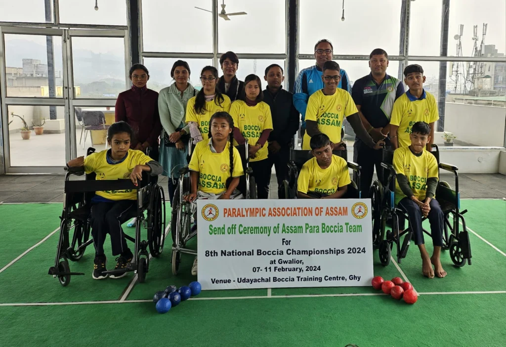 Send Off Ceremony at Udayachal Boccia Training Centre for 8th National Para Boccia Championships 2024