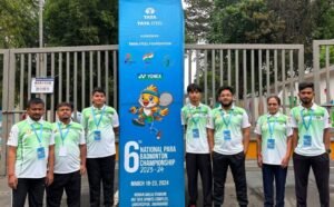 Assam Para-Badminton Team Reached Tata Nagar Jharkhand to take part in the 6th National Para-Badminton Championships 2024