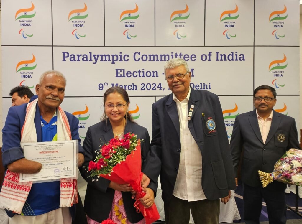 Gujrat Paralympic President & former vice president Kantibhai Congratulate Assam newly elected Member