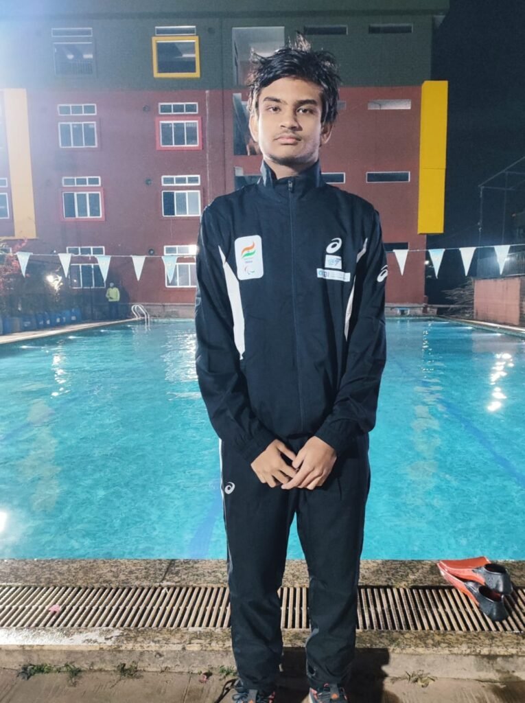 It is an initiative of Paralympic Association of Assam that Para Swimmer Krishna Das of Assam got sponsorship for 1year from PCI and SBI foundation for his training, diet, sports Kit etc
