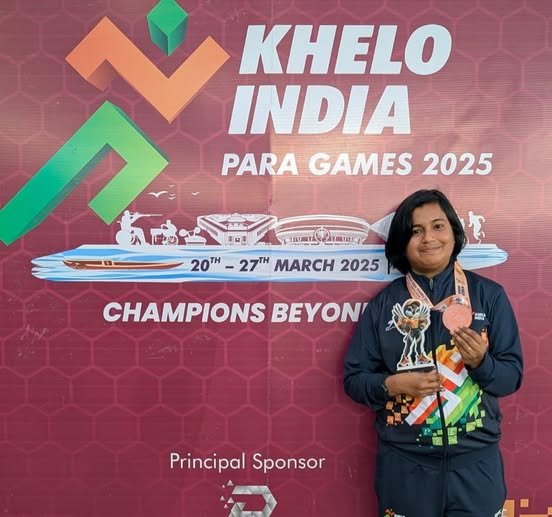 Assam’s Pride: Chiranjita Bharali Wins Bronze at Khelo India Para Games 2025!