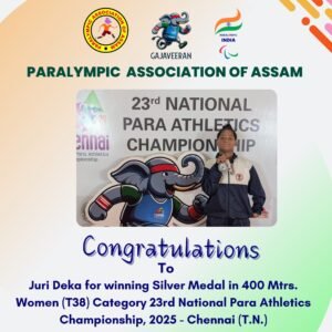 We extend our heartfelt appreciation to Juri Deka, her coaches, and the entire support team for this remarkable accomplishment.