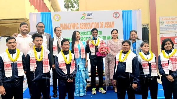 Felicitation of athletes and coaches for their hard work and dedication
