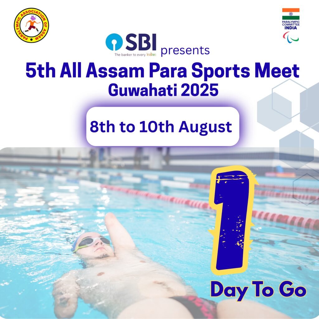 1 Day to Go – 5th All Assam Para Sports Meet