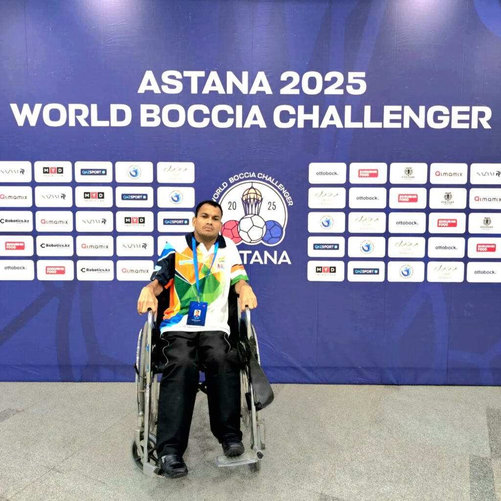 Congratulations to Bharat Chetry for Representing India at the World Boccia Challenger 2025!