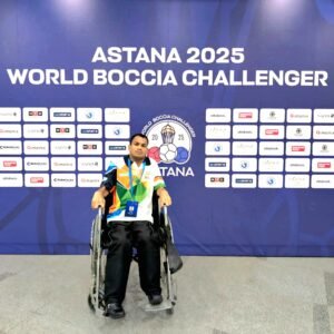 Congratulations to Bharat Chetry for Representing India at the World Boccia Challenger 2025!