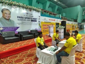 Six talented para athletes showcased their skills and passion, participating with great enthusiasm in this newly introduced sport in Assam’s para sports arena.