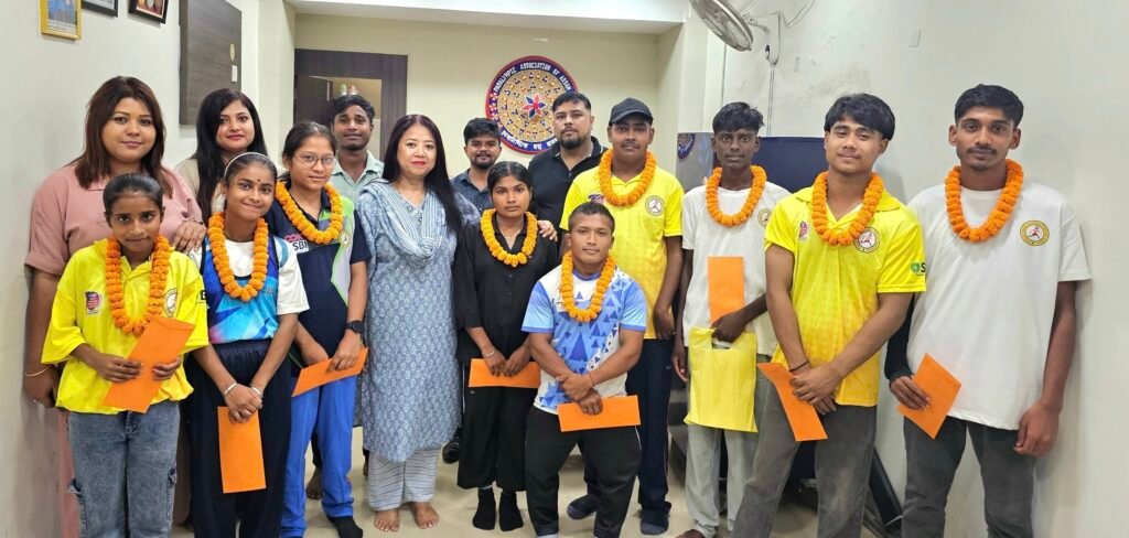 Paralympic Association of Assam Sends Off Team for 14th Junior & Sub Junior National Para Athletics Championships