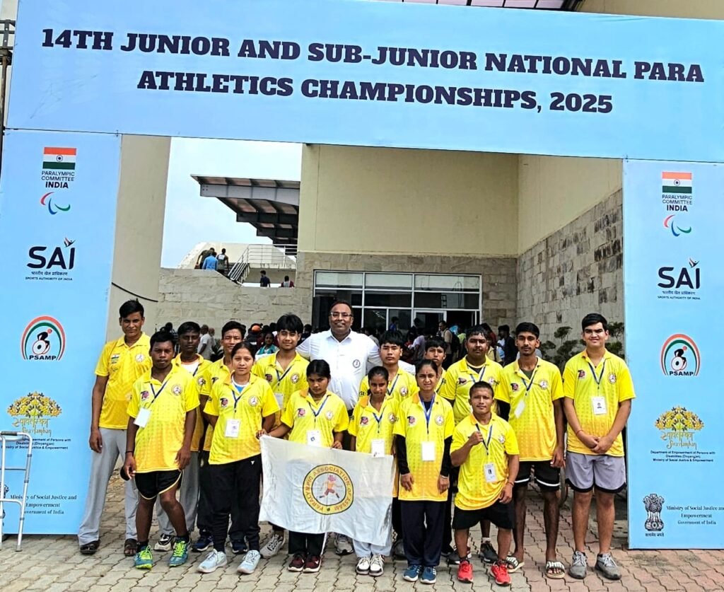 Assam Para Athletics Team Departs for 14th National Para Junior & Sub Junior Athletics Championships 2025