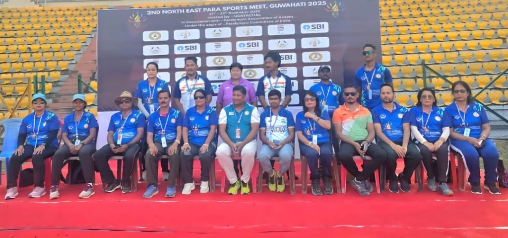 Para Athletics Technical Officials at 2nd North East Para Sports Meet 2025