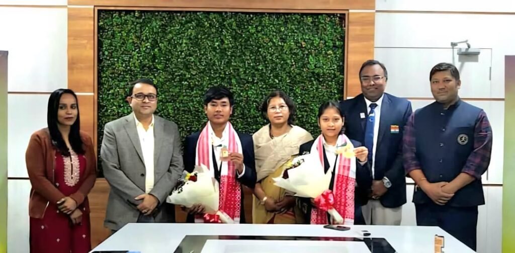 Hon’ble Minister Smt. Nandita Gorlosa Felicitates Asian Youth Para Games 2025 Medal Winners