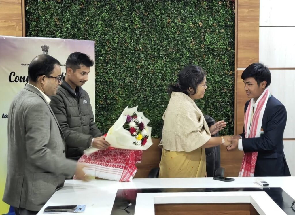 Hon’ble Minister Smt. Nandita Gorlosa Felicitates Asian Youth Para Games 2025 Medal Winners