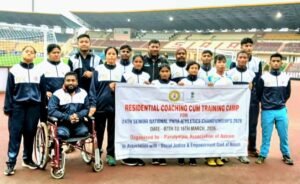 Assam Para Athletics Team Departs for National Championships 2026
