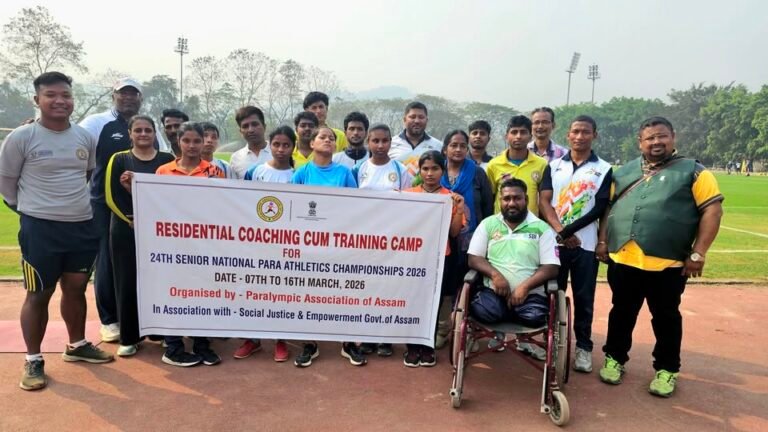Residential Training Camp for 24th National Para Athletics Championships 2026